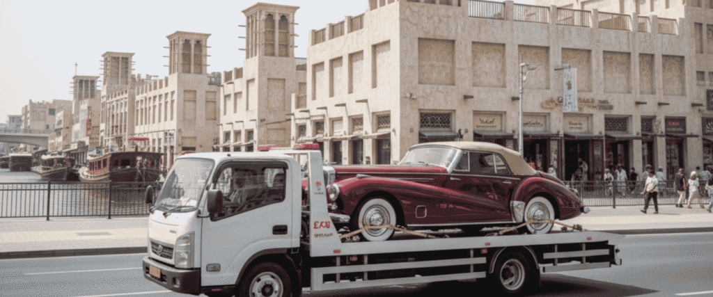 recovery Truck in Dubai Production Area